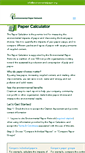 Mobile Screenshot of calculator.environmentalpaper.org